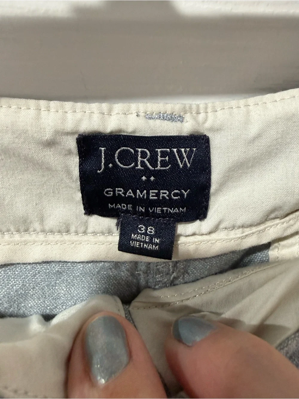J. Crew Light Blue Linen-Blend Flat Front Men's Shorts